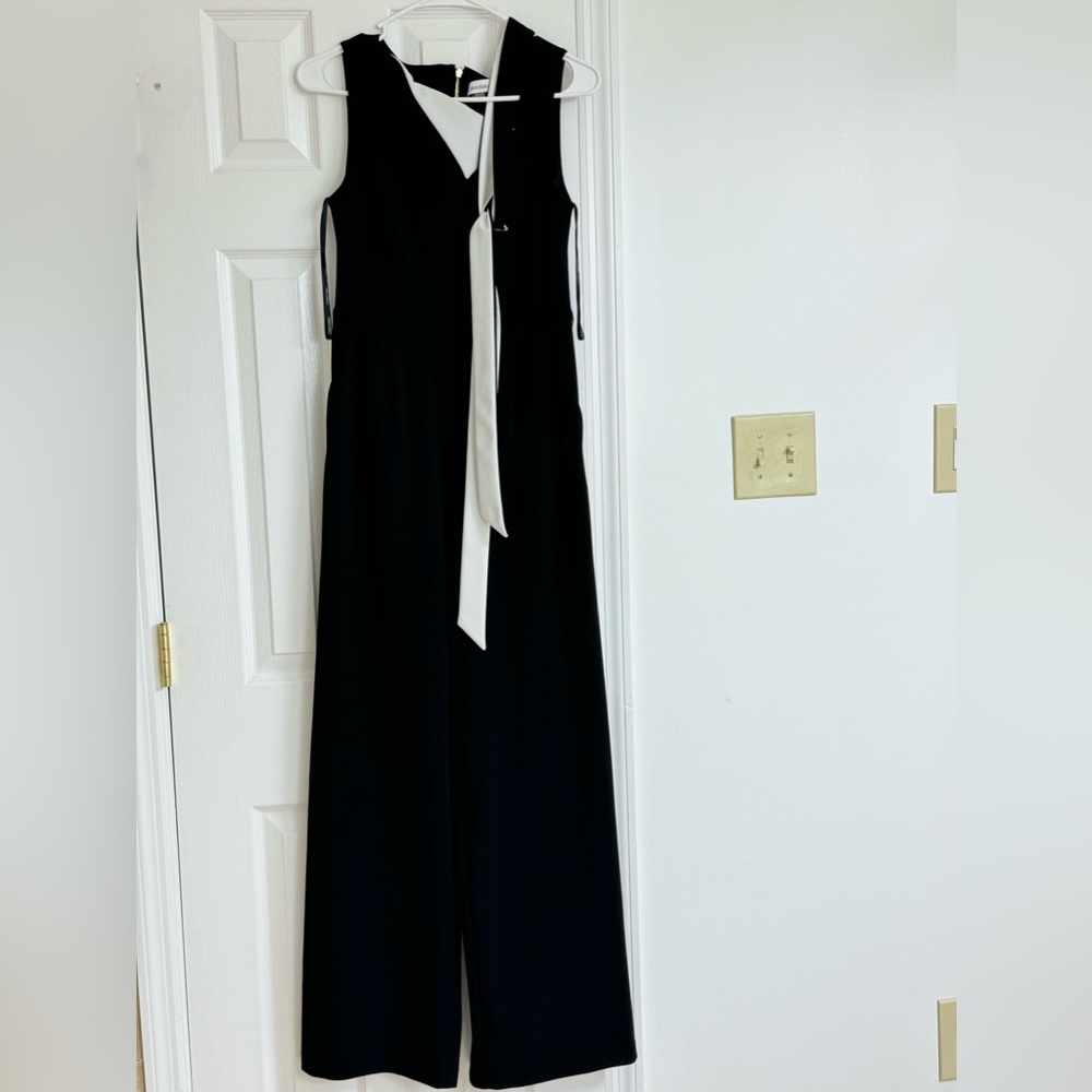 Black and white jumpsuit